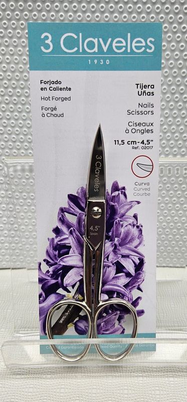 Tres Claveles tijeras de uñas 4,5"/11,5cm