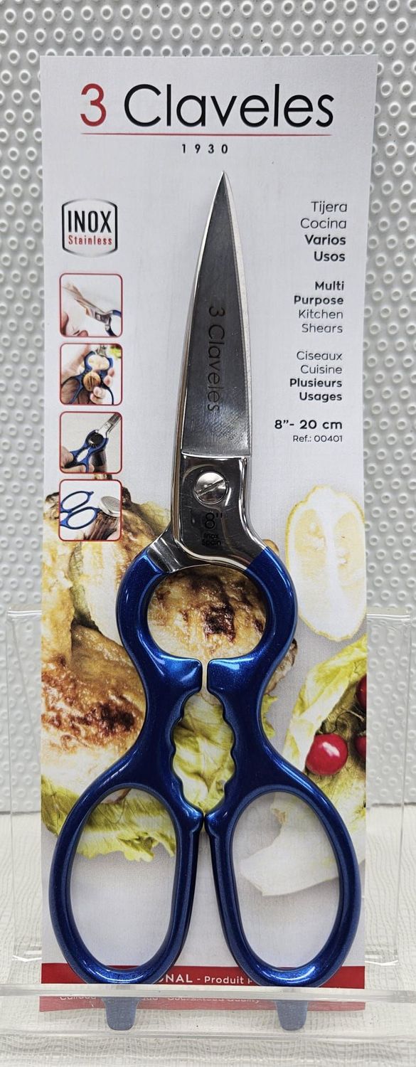 Tres Claveles Tijeras de cocina 8"/20cm