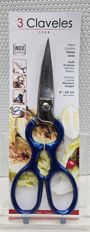 Tres Claveles Tijeras de cocina 8"/20cm