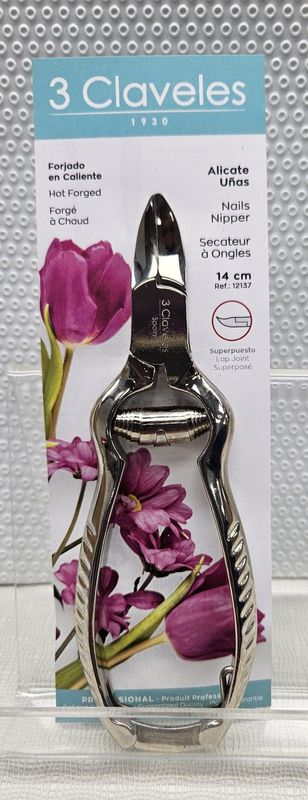 Tres Claveles alicate de uñas 14cm.