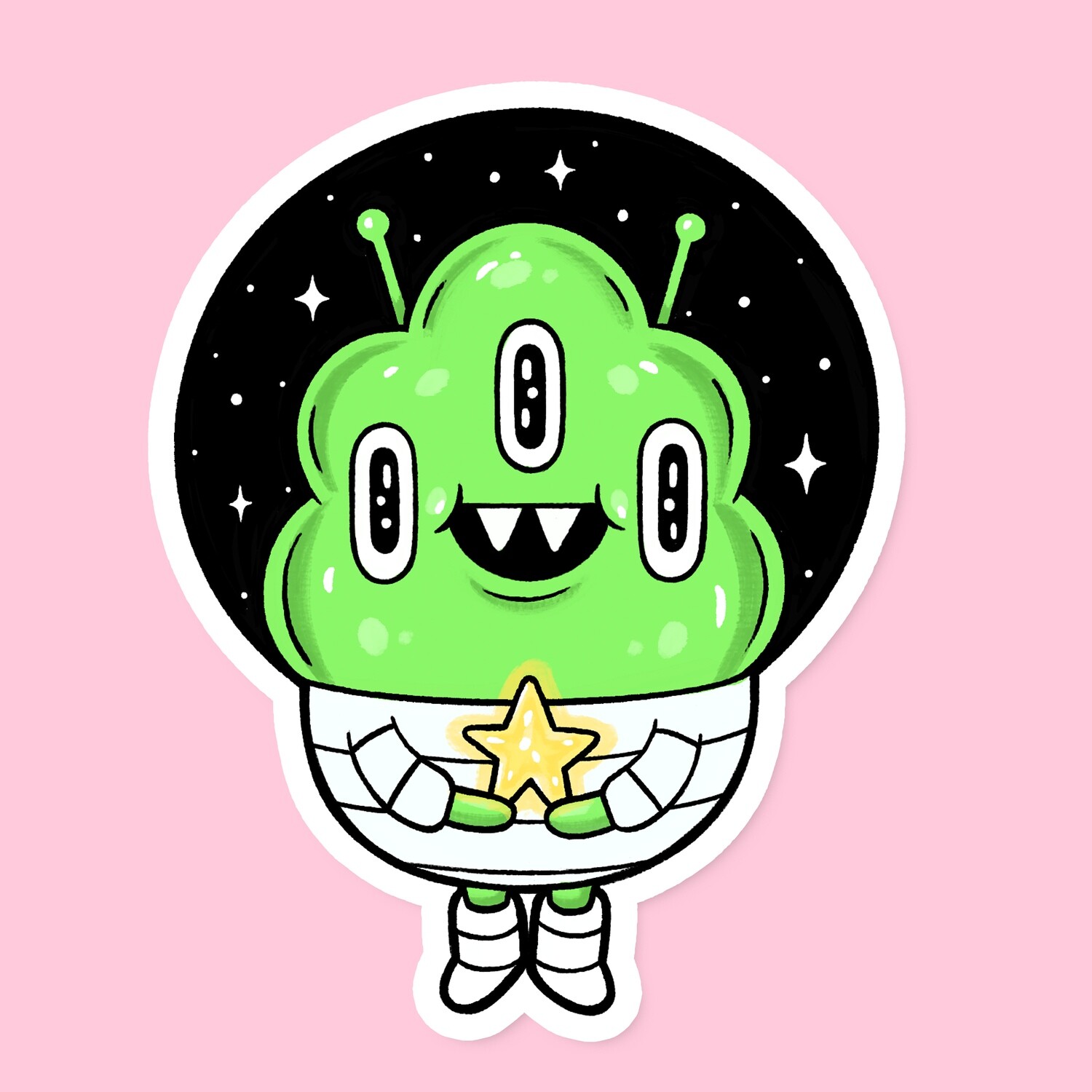 Space Blob Sticker