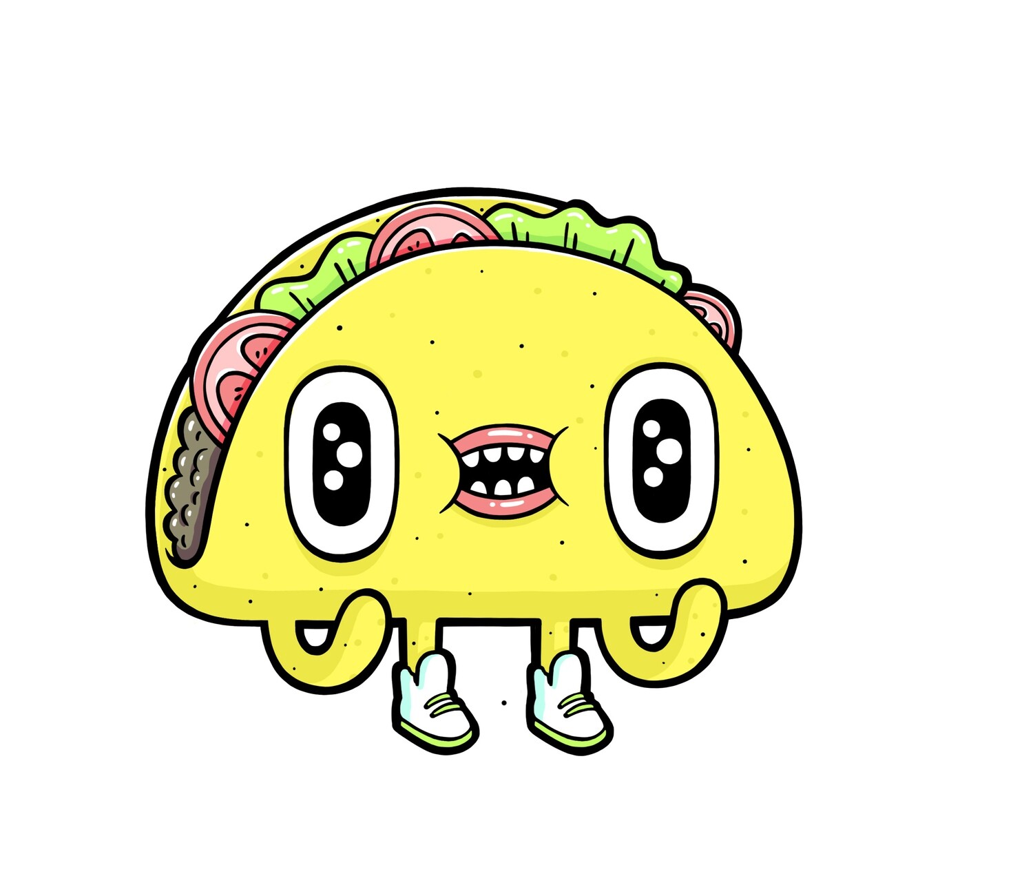 Taco Sticker