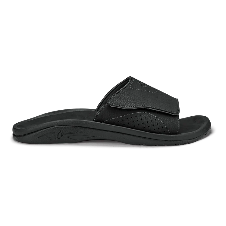 NALU SLIDE, Color: BLK/BLK, Size: 9
