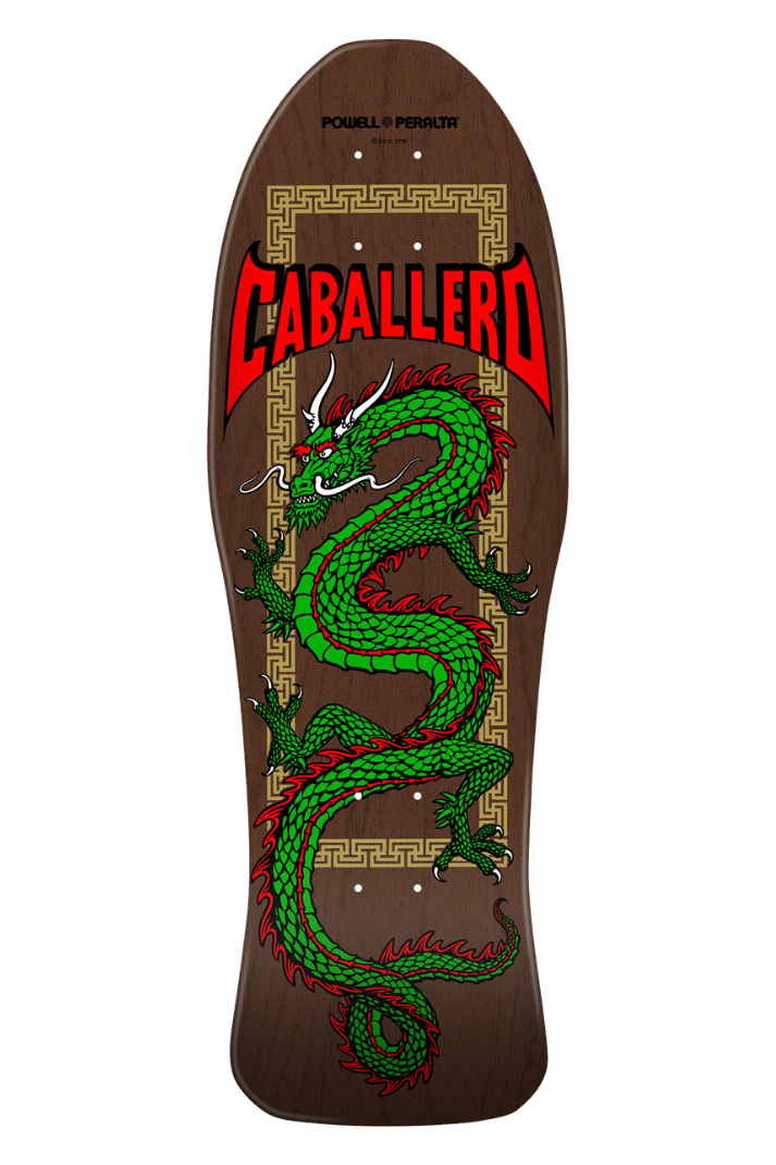 CABALLERO CHINESE DRAGON REISSUE BROWN 10&quot; DECK