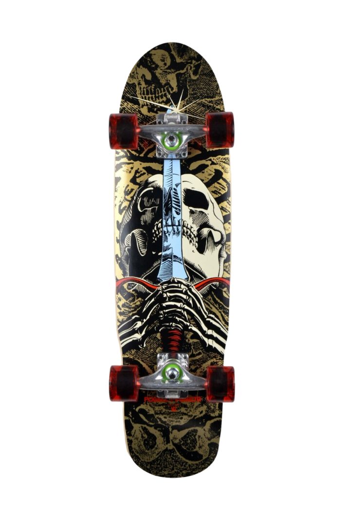 MINI SKULL &amp; SWORD 8&quot; COMPLETE SKATEBOARD