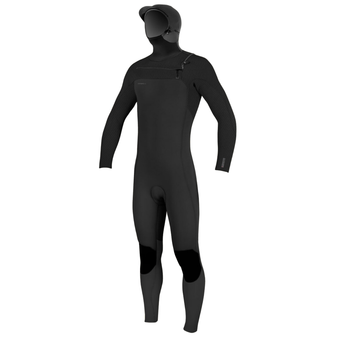 O'NEIL HYPERFREAK 5/4+ CHEST ZIP HOODED WETSUIT
