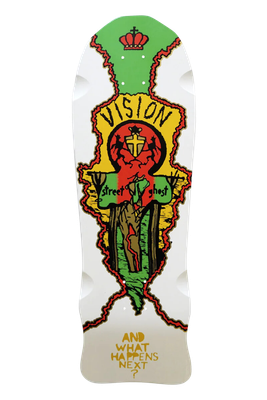 OLD GHOST REISSUE 9.75&quot; DECK (WHITE)