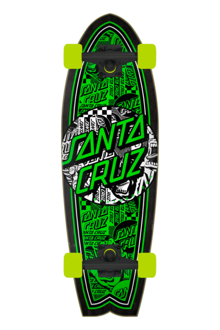 FLIER COLLAGE DOT 8.8&quot; CRUISER SKATEBOARD