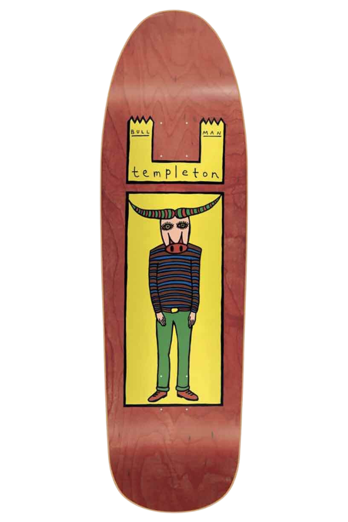 TEMPLETON BULLMAN SCREEN PRINT 9.35&quot; DECK