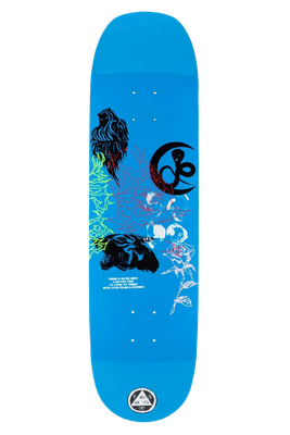 FLASH ON MOONTRIMMER BLUE 8.5&quot; DECK