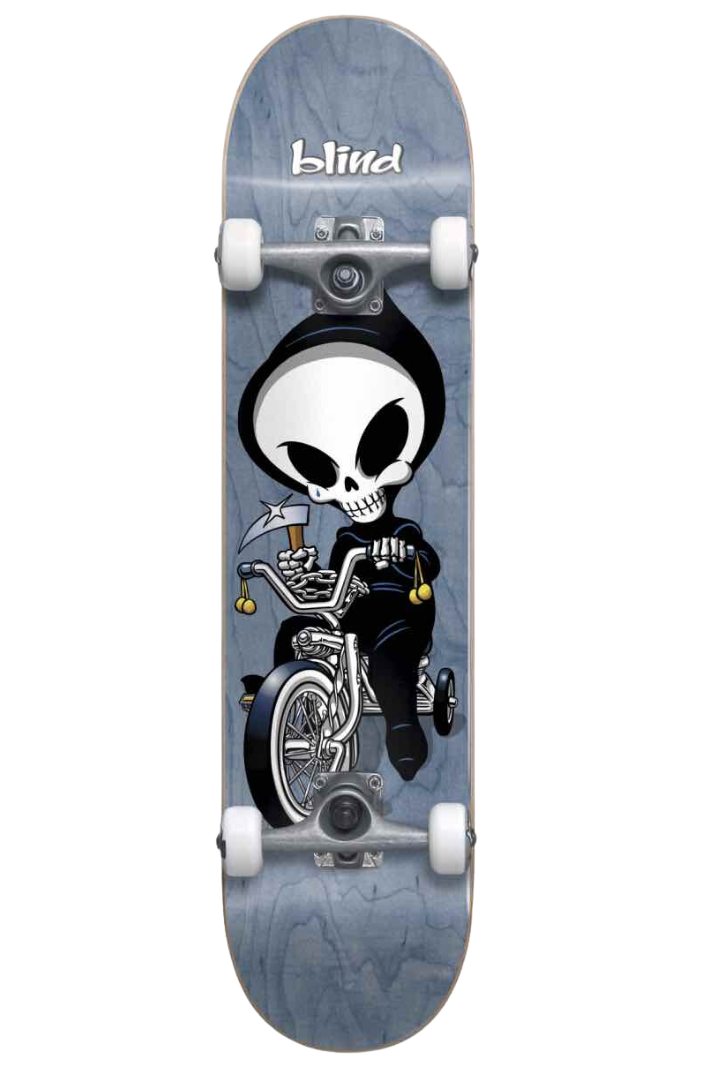 TRICYCLE REAPER PREMIUM 7.625&quot; COMPLETE SKATEBOARD