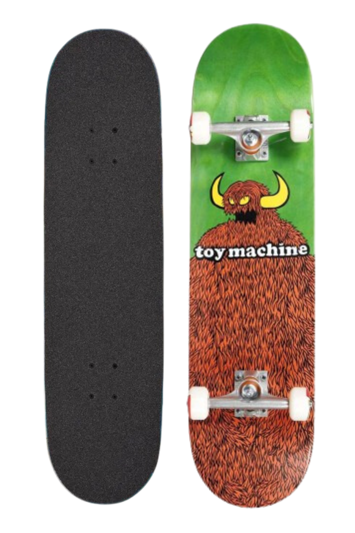 FURRY MONSTER 8.25&quot; COMPLETE SKATEBOARD