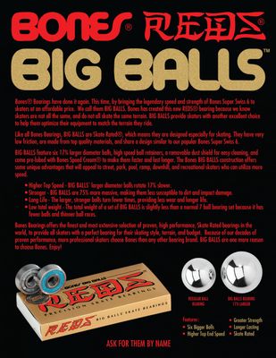 BIG BALLS REDS BEARINGS