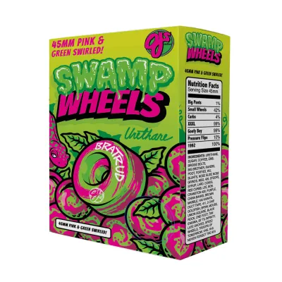 SWAMP BERRIES PINK/GREEN SWIRL 45MM / 99A