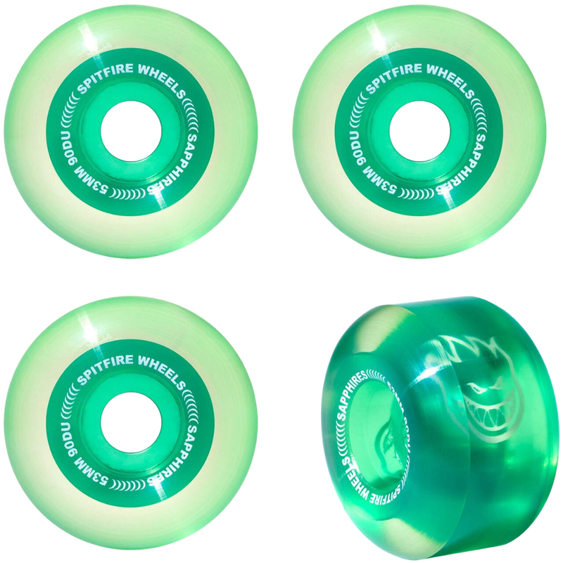 SAPPHIRE RADIAL GREEN 53MM / 90A WHEELS