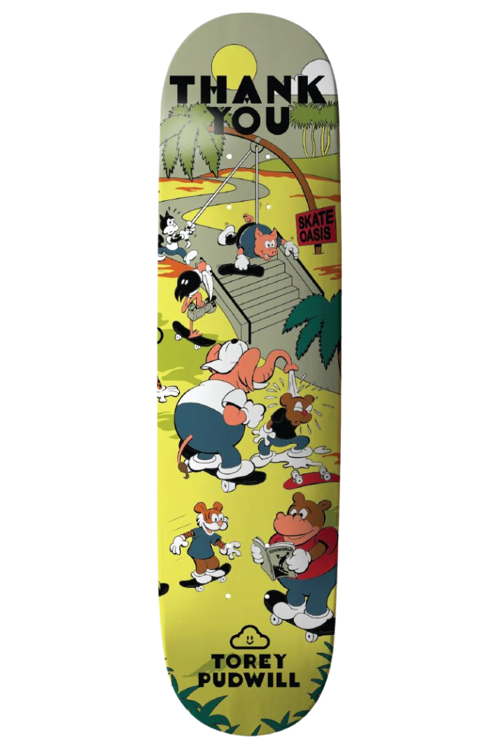 TOREY PUDWILL SKATE OASIS 8&quot; DECK