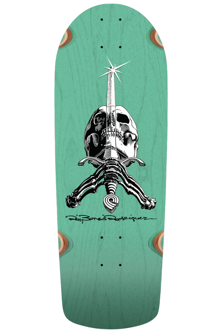 RODRIGUEZ SKULL &amp; SWORD SNUB NOSE REISSUE 10&quot; DECK