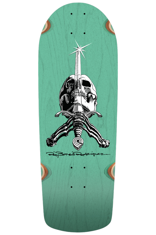 RODRIGUEZ SKULL &amp; SWORD SNUB NOSE REISSUE 10&quot; DECK