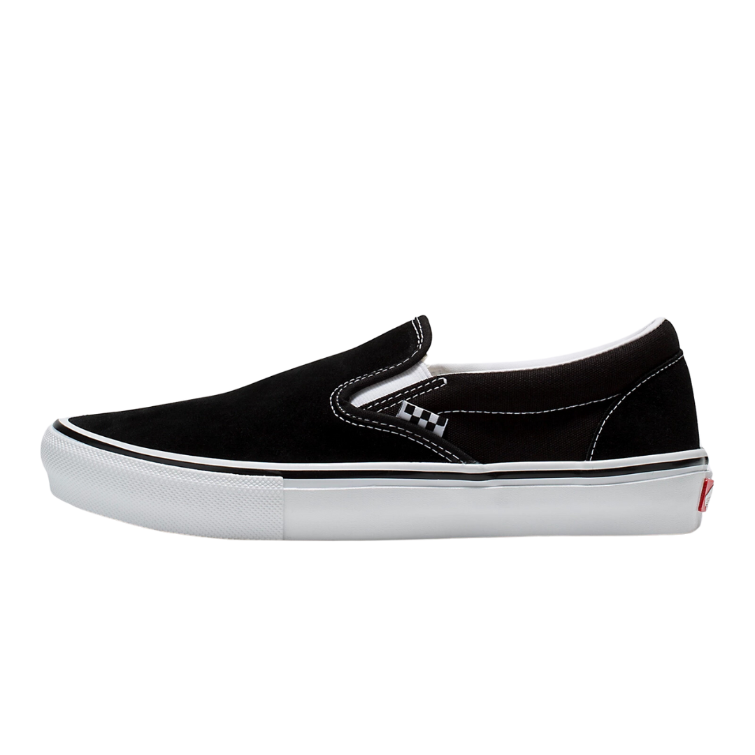SKATE SLIP-ON BLACK/WHITE