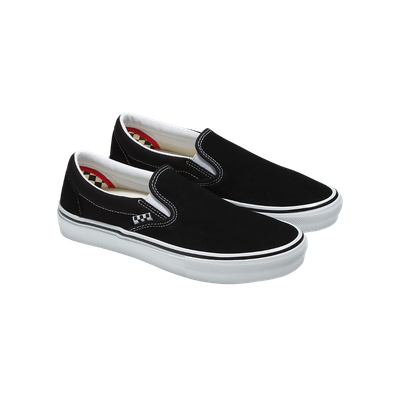 SKATE SLIP-ON BLACK/WHITE