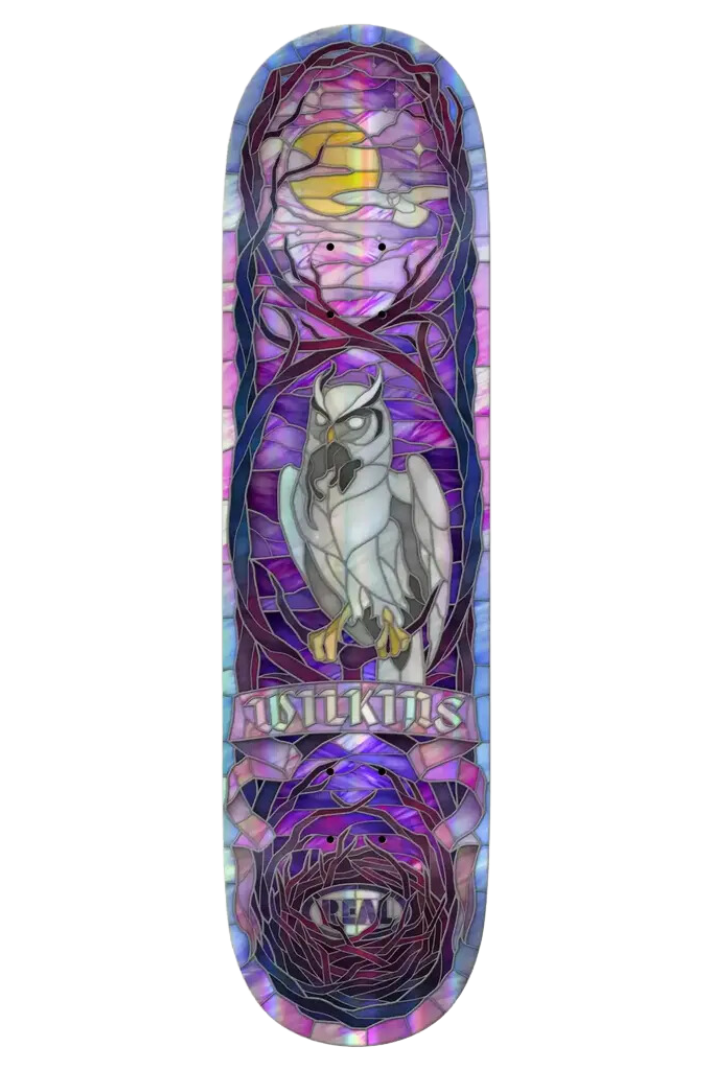 WILKINS HOLO RAINBOW FOIL CATHEDRAL 8.5&quot; DECK