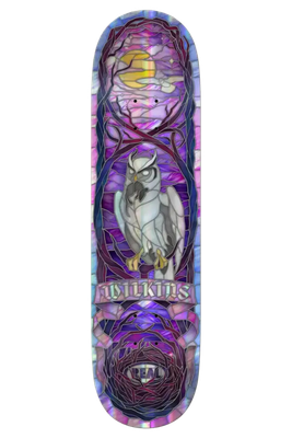 WILKINS HOLO RAINBOW FOIL CATHEDRAL 8.5&quot; DECK