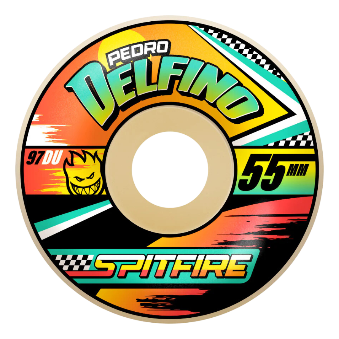 F4 PEDRO DELFINO TURBO RADIAL 55MM / 97A WHEELS