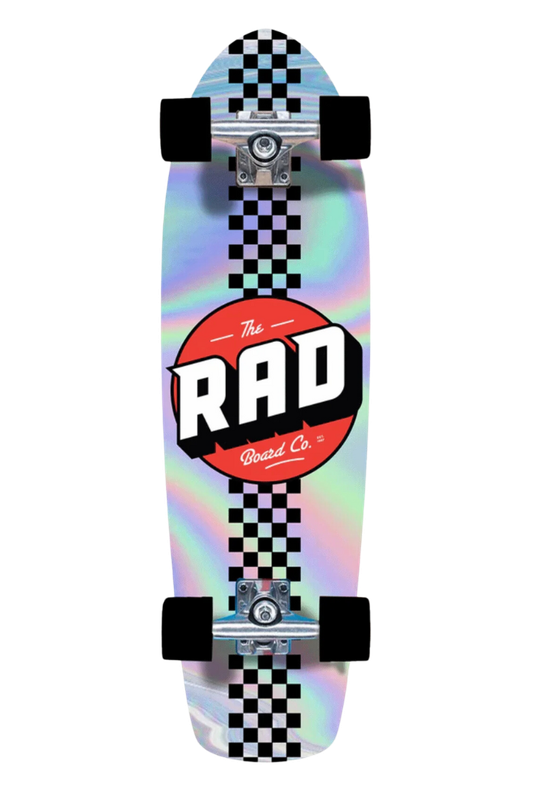 RAD RETRO ROLLER NEOCHROME 7.9&quot; CRUISER SKATEBOARD