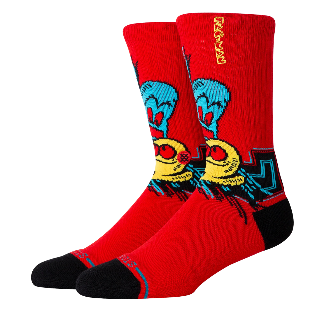 PAC-MAN x STANCE WAKA WAKA WAKA CREW SOCKS