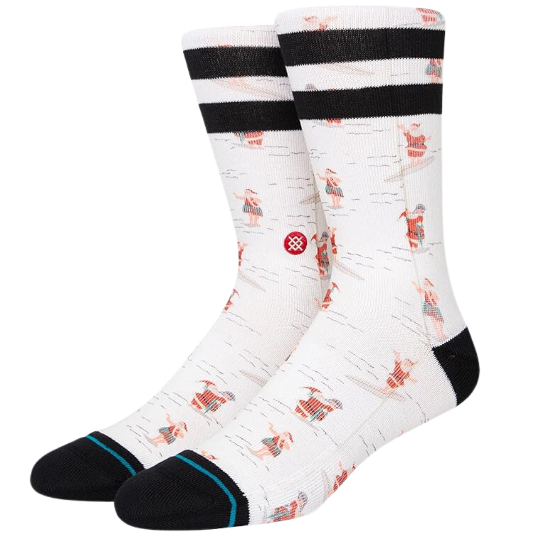 SHRANTA OFF WHITE CREW SOCKS