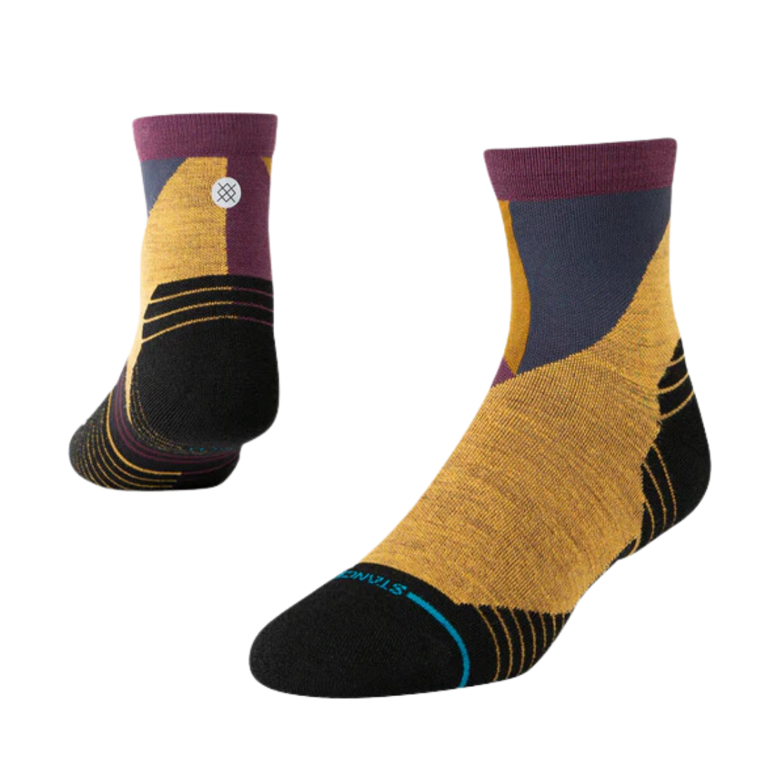 VERTICAL WOOL GOLDEN QUARTER SOCKS