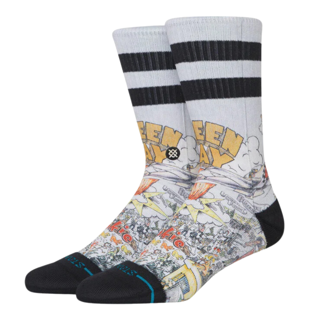 GREEN DAY x STANCE BASKET CASE CREW SOCKS
