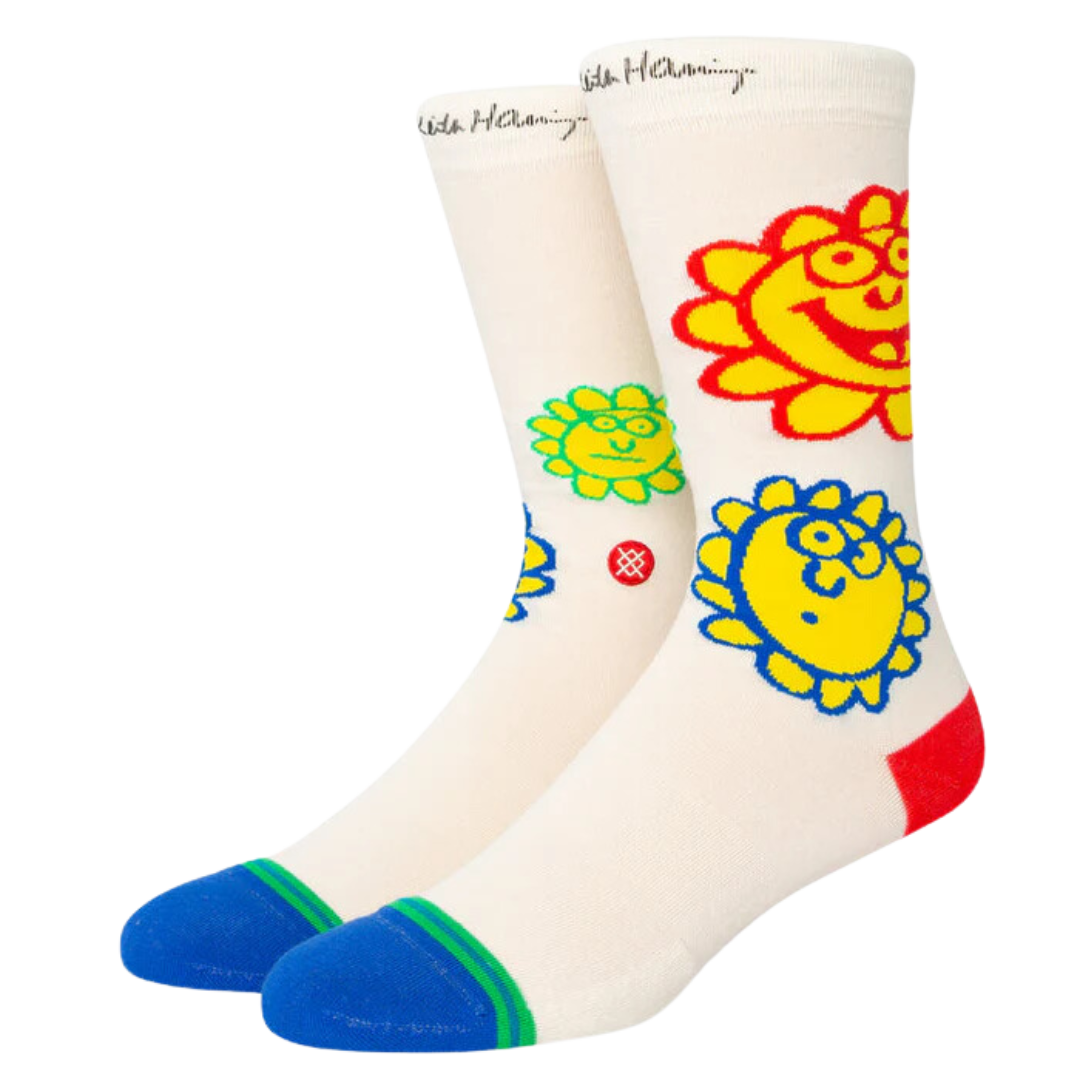 KEITH HARING x STANCE HAPPY FIELDS CREW SOCKS