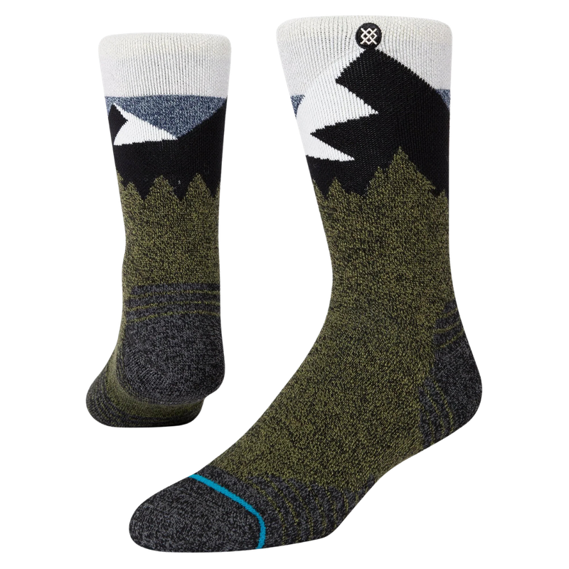 DIVIDED BLUE CREW SOCKS