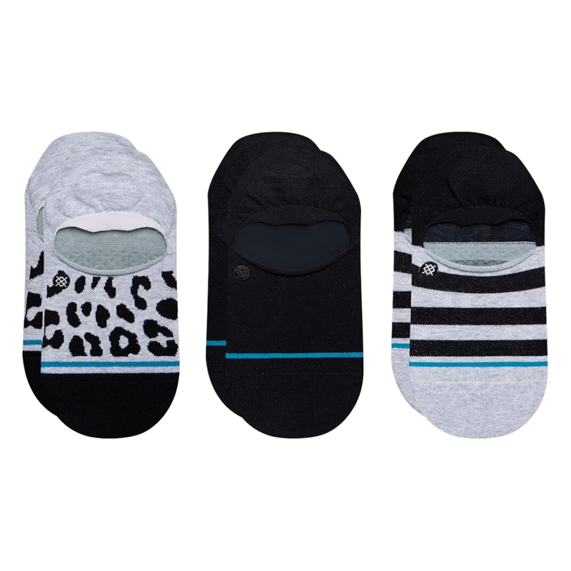 WOMENS SPOT ON NO SHOW SOCKS 3 PACK