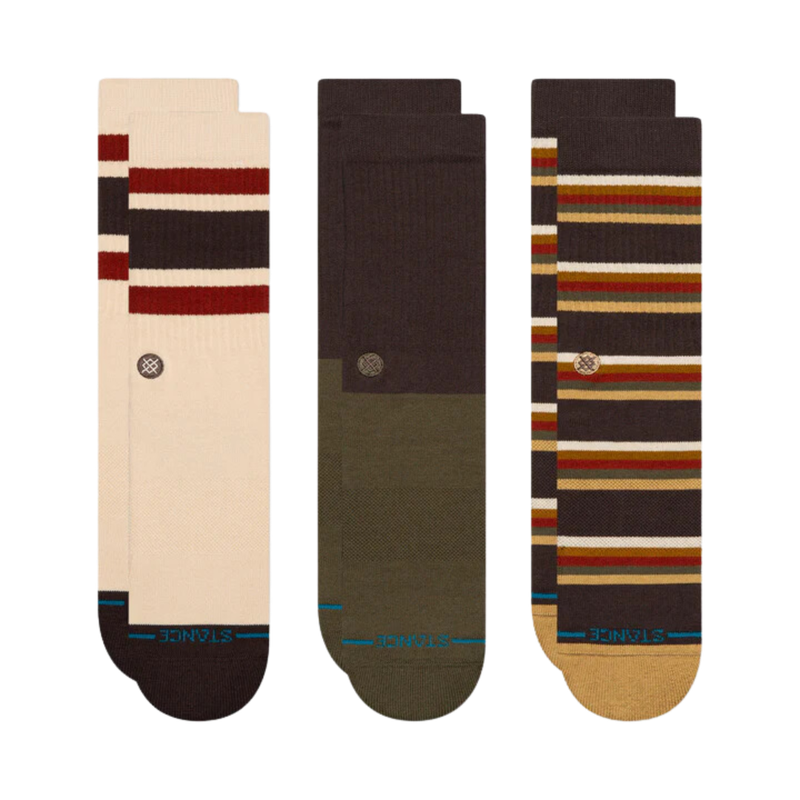 MILL HOUSE CREW SOCKS 3 PACK