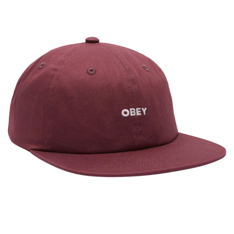 BOLD TWILL 6 PANEL STRAPBACK HAT