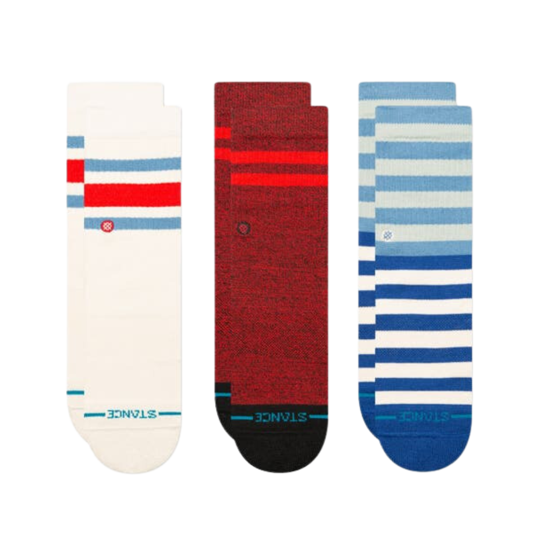 KIDS LOYAL CREW SOCKS 3 PACK
