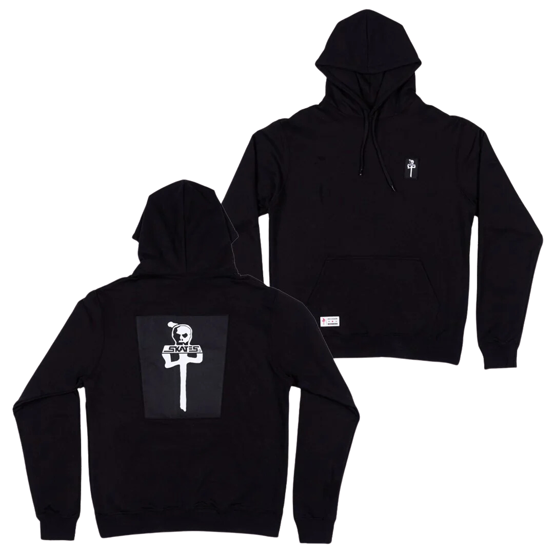 RDS X SKULL SKATES HOOD PATCHED