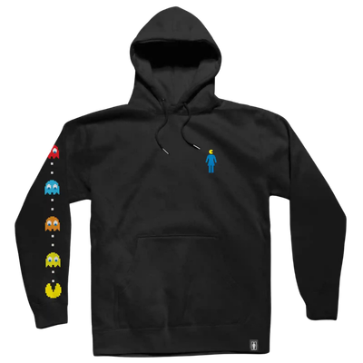 PAC-MAN GHOST SLEEVE EMBROIDERED HOODIE