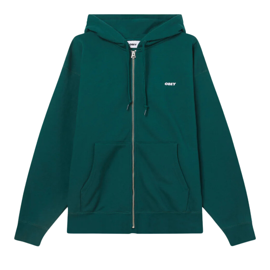 EST WORKS BOLD ZIP HOODIE