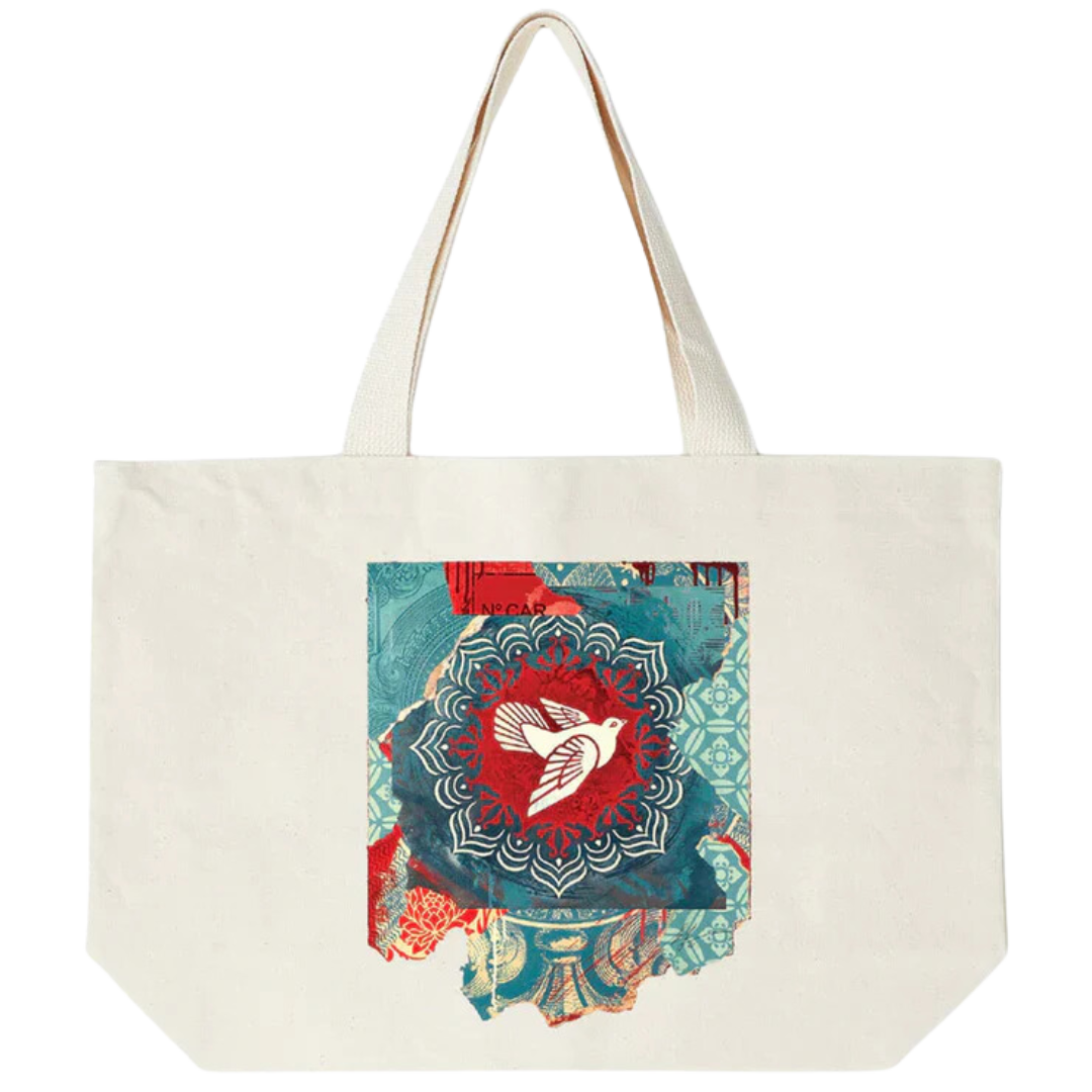 PEACE DOVE TOTE BAG