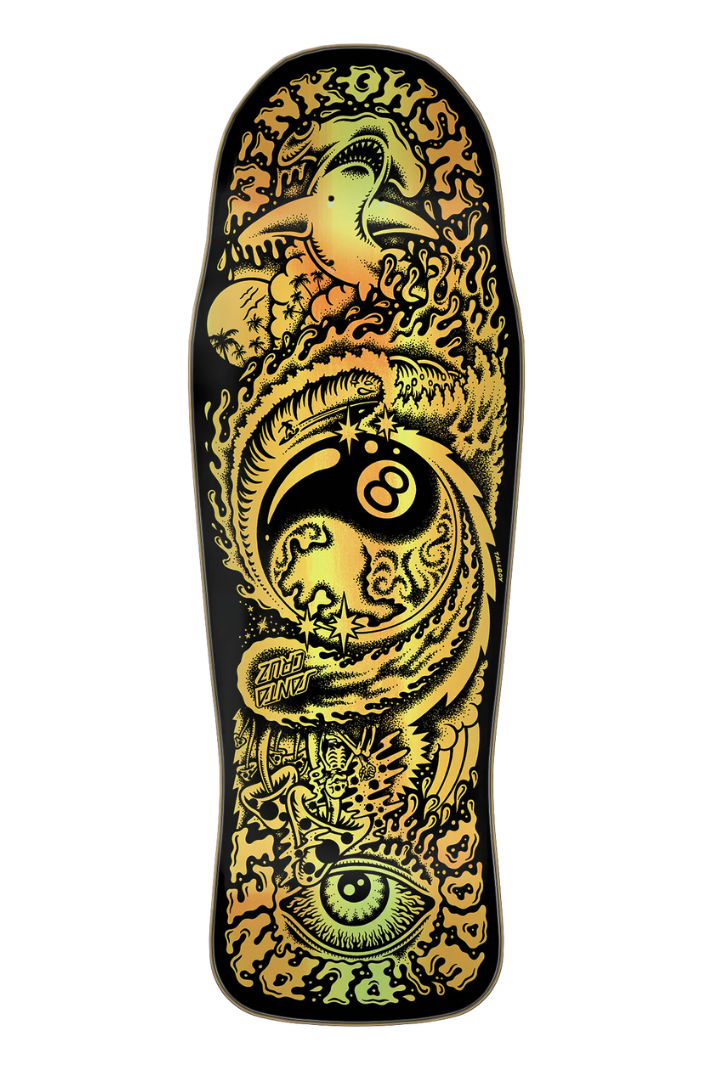 WINKOWSKI DOPE PLANET GLD/BLK 10.34&quot; DECK