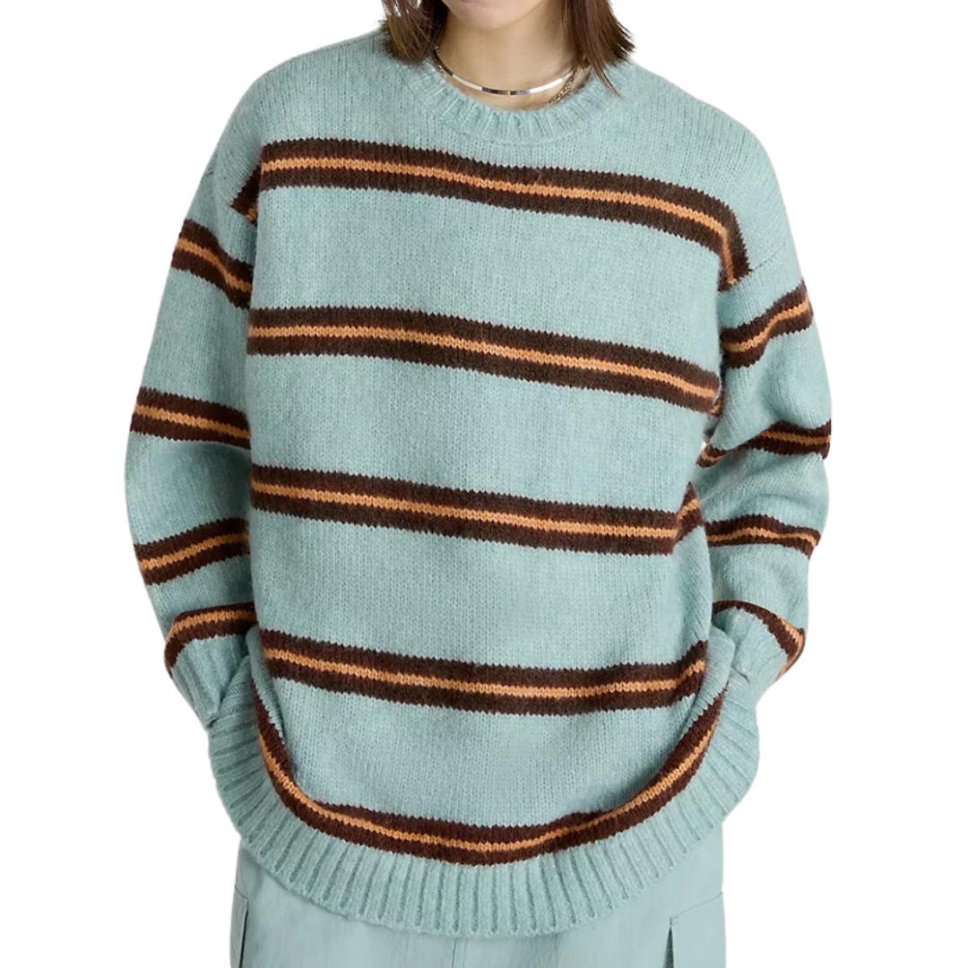 SUZIE STRIPE CREW SWEATER