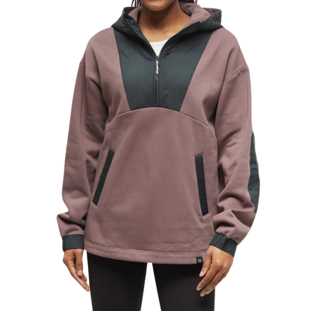 WOMENS SEAFLEECE CONTRAST 1/4 ZIP