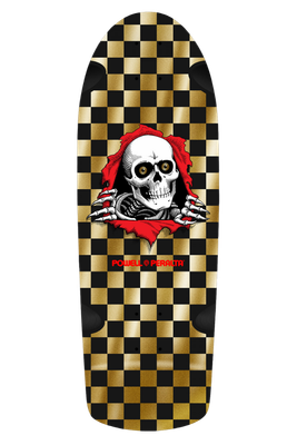 OG RIPPER CHECKER GOLD FOIL REISSUE 10&quot; DECK