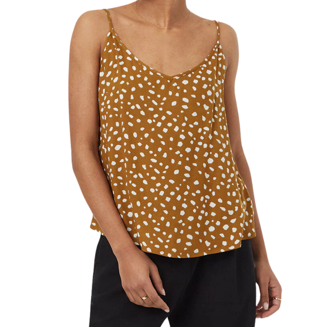 WOMENS ECOWOVEN CREPE CAMI
