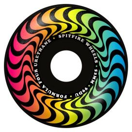 TEAM TRIPPY SWIRL F4 52MM / 99A, SIZE: 52MM, DUROMETER: 99A