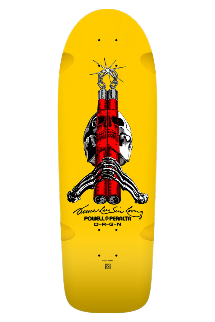 BRUCE LEE SKULL &amp; SWORD 10&quot; DECK