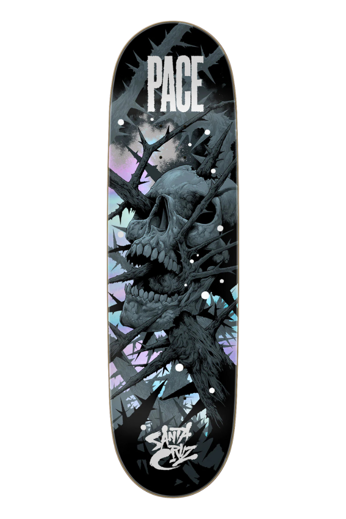 PACE DEATHTRAP SILVER FOIL 8.7&quot; DECK